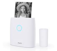 Q2 Portable Thermal Printer Wireless Instant Photo Printing 300dpi BT Label Maker for Receipts, Stickers, Memos, Lists, DIY Journals, Scrapbooks, Compatible with iOS & Android