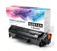 Q2612A 12A Toner Cartridge, Black High Yield Replacement for HP LaserJet 1010 1012 1018 1020 1022 1022n 3015 3030 3050 3052 3055 M1319F Printer High-speed Printing