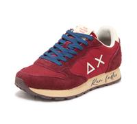 Q2626 SNEAKER UOMO SUN 68 TOM MAN SHOES BURGUNDY