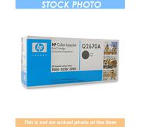 Genuine HP Q2670A Black Laserjet Printer Toner Cartridge 3700 3550 3550 A- V