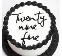 Q270 Acrylic Twenty Nine & Fine Cake Topper, Funny 29th Birthday Party Decorations,Cheers to 29 Years Cake Toppers,Happy 29th Birthday Party Decorations Supplies