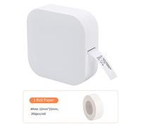 Q30 Label Maker Machine Mini Pocket Thermal Label Printer All in One BT Connect Adhesive Tag DIY Date Journal Study Sticker Labeling Machine with 1pc Label Roll Compatible with iOS Android for