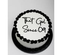 Q313 That Girl Since 2009 Cake Topper, Black Acrylic Happy 17th Birthday/Cheers to 17 Years Cake Toppers, Trendy 2009 Born Party Decor, Funny 17th Birthday Party Decorations Supplies