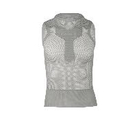 Q36.5 Zero Mesh Sleeveless Base Layer Top Grey - L-XL