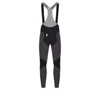 Q36.5 Dottore Hybrid Bib Tights L Check Grey