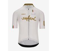 Q36.5 Gregarius Clima Nibali Shark short sleeve jersey white - XXL
