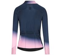 Q36.5 - Women's Gregarius Hybrid Collar Fade L/S Jersey - Cycling jersey size XS, blue