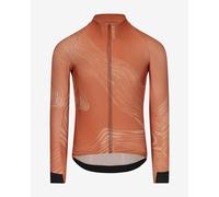 Q36.5 Gregarius Hybrid Dolomites Jersey long sleeve dark orange black - M