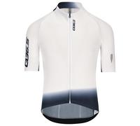 Q36.5 - Gregarius Pro Collar Fade Signature Jersey - Cycling jersey size S, white
