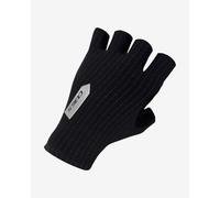 Q36.5 Pinstripe Summer black gloves. - XS