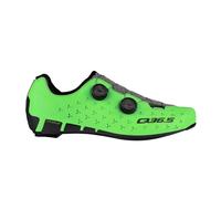 Q36.5 Unique Road Fluorescent Green Cycling Shoes, Size 42 - EUR
