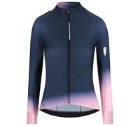 Q36.5 - Women's Gregarius Hybrid Collar Fade L/S Jersey - Cycling jersey size XS, blue