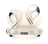 Q39 Ai Translation Clip-On Bluetooth Earphones, Real Time, Long Battery Life, Intelligent Noise Reduction, Bluetooth 5.4 Translation Headphones Translating Device for Travel Business Learning (white)