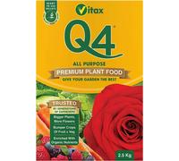 Vitax Q4 - Premier Fertiliser For Fruit, Vegetables, Flowers & Roses - 2.5kg