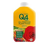 Q4 All Purpose Liquid Plant Food, Multi-Purpose Fertiliser with Organic Nutrients & Seaweed, Liquid Feed for Flowers, Fruits & Vegetables, Bigger Plants & More Blooms, 1L