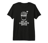 Q4 Corporate Office Burnout End of Year Finance Funny Premium T-Shirt