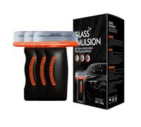 Q4 Glass Guard, Q4 Glass Cleaner, Automotive Oil Film Cleaning Brush, Glas Emulsion Cleaner, Glas Oil Film Remover for Car, Oi Film Remover for Car Windshields and Windows (3)