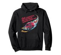 Q4 Logistics: We outrun Santa every day, funny supply chain Pullover Hoodie