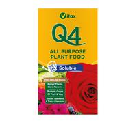 Q4 Premium Soluble Plant Feed 1kg - All Purpose Fertiliser for Flowers, Fruit, Veg & Lawns (NPK 15:7:30) 6QFSP1