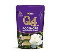 Q4 Rootmore - Mycorrhizal Fungi & Biostimulants for Stronger Plants | Boosts Root Growth, Disease Resistance | For Roses, Trees, Shrubs, Edibles (Q4 Rootmore 250g)