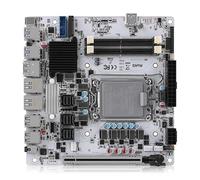 Q670 NAS Motherboard ITX Firewall Mainboard for 12/13/14th Gen LGA1700 2*DDR5 2 * 2.5G LAN 1*PCIE5.0x16 Max 8*SATA 6*M.2 NVMe 2X Intel 2.5G Network Port
