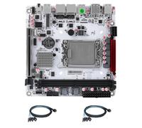 Q670 Pro 8-Bay Mini-ITX NAS Motherboard: LGA1700 for 12th/13th/14th Gen Intel CPUs, 8 SATA 3.0, 3 M.2 NVMe, 2.5G vPro NIC, Dual DDR5 Slots, USB3.2, Dual 4K@60Hz Display (Q670+ 2X SFF-8643)