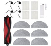 Q7 M5 Accessories for Roborock Q7 M5,Q7 M5+,Q7 L5,Q7 L5+ Vacuum Cleaner,1 Main Brush,4 HEPA Filters,6 Wipes,4 Side Brushes,1 Brush,1 Screwdriver Replacement Part Set