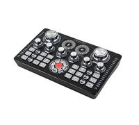 Q7 USB Audio Interface Mixer, External Sound Card with 48V Phantom Power, Live Streaming Sound Mixer for PC, Phone & Headphones, Noise Reduction Podcast Recording Console for Karaoke, Gaming & Broadca