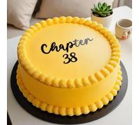 Q718 Chapter 38 Cake Topper - Acrylic Black 38th Birthday Cake Toppers, Thirty Eight Birthday Cake Pick For Girls & Boys, Cheers To 38 Years Old Birthday Wedding Anniversary