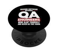 QA Engineer Funny Quality Assurance PopSockets Adhesive PopGrip