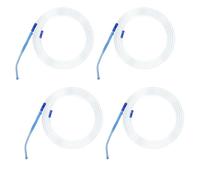 Qaautor 4 Units Suction Collection Tubing Vacuum Suction Machine Collection Tubing Portable Suction Machine Tube