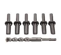 Qaautor Stone Splitter Hand Tool Kit Quarrying Tools Metal for Splitting Rock Concrete Marble