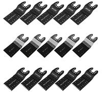 QAB15CBA Antler Mixed Blade Combo Compatible with Dewalt Stanley Worx Oscillating Multitool (Pack of 15)