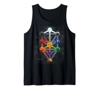 Qabalah Tree Sephiroth Queen Scale Sacred Geometry Hermetic Tank Top