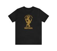 QACDUDNU Ayn Rand Libertarian T-Shirt - The Smallest Minority Individualism Objectivism Black L