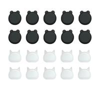 QACUU 20pcs No Slip Glasses Grips and Silicone Glasses Ear Grips, Lightweight No-Slip Round Comfort Glasses Retainers, Flexible Temple Sleeves and No-Slip Glasses Ear Grip for Daily Eyeglass Use