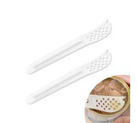 QACUU 2pcs Multi-Functional Cat Food Spoon with Pet Can Food Scoops and Pet Spoons, Versatile Cat Strip Feeder Squeeze Spoon for Easy Feeding, Can Opening, Mixing, Crushing, and Serving