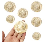 QACUU 6 Pcs Mini Straw Knitted Party Hats, Assorted Sizes 4.5/5.5/6cm, Cute Birthday Hat Accessories for Mini Animals, DIY Crafts, Cat & Dog Birthday Hat, Cake Toppers and Toy Decorations