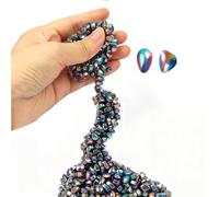 Qaestuan 500 Pieces Magnetic Stones, Colorful Mini Magnets, Magnetic Stones, Versatile Stress Killer for Creativity and ASMR, Magnetic Game, Relieves Stress, Increase Dexterity