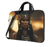 qahuopp Ancient Egypt Tribe Series Print Computer Bag Carrying Handle Laptop Bag Protect Case Pouch Fits 13 14 15.6 Inch Laptops