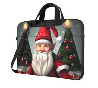 qahuopp Christmas Traditional Gnome Print Computer Bag Carrying Handle Laptop Bag Protect Case Pouch Fits 13 14 15.6 Inch Laptops
