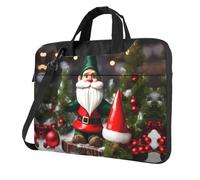 qahuopp Christmas Traditional Gnomes Print Computer Bag Carrying Handle Laptop Bag Protect Case Pouch Fits 13 14 15.6 Inch Laptops