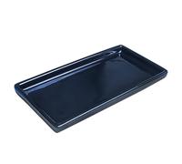 Qaixwuyi Ceramic Bathroom Tray Dressing Table Tray Rectangular Ceramic Tray Aroma Bathroom Storage Tray Jewellery Decoration Tray for Bathroom Vanity Kitchen