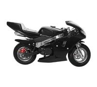 qajexluz Mini Gas Motorbike-2-Stroke, 49cc Gas Tank Mini Motorcycle High Brightness Dual Headlights Rubber Handlebar 1.25L Gas Tank Mini Motorcycle Strong Power 170 lbs Mini Bike Motorcycle Black Bla