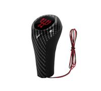 QALIYDFD Auto Gear Lever Compatible with BMW for E46 E90 E91 5 6 Speed Gear Shift Knob Red Light Shifter Lever Handball