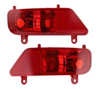 QALIYDFD Car Rear Bumper Reflector Compatible With Peugeot 3008 2009 2010 2011 2012 2013 2014 2015 2016 Car Rear Bumper Reflector Reflective Fog Light Lamp Assembly(2pcs)