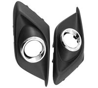 QALIYDFD Fog Light Grille Compatible With Mazda 3 For Axela 2014 2015 2016 2Pcs Car Front Bumper Fog Light Lamp Grille Cover Hood Guard BKD150C11 BKD150C21
