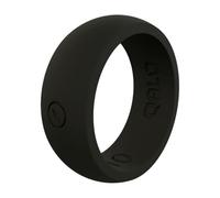 QALO Men's Classic Rubber Silicone Ring, Rubber Wedding Band, Breathable, Durable Rubber Wedding Ring for Men