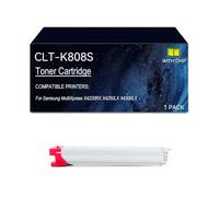 QALOP CLT-K808S Toner Cartridges Compatible For CLT-K8085 C808S M808S Y808S | Replacement for CLT-K808S Toner Cartridge for Samsung MultiXpress X4220RX X4250LX X4300LX Printer, With Chip(Magenta)