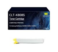 QALOP CLT-K808S Toner Cartridges Compatible For CLT-K8085 C808S M808S Y808S | Replacement for CLT-K808S Toner Cartridge for Samsung MultiXpress X4220RX X4250LX X4300LX Printer, With Chip(Yellow)